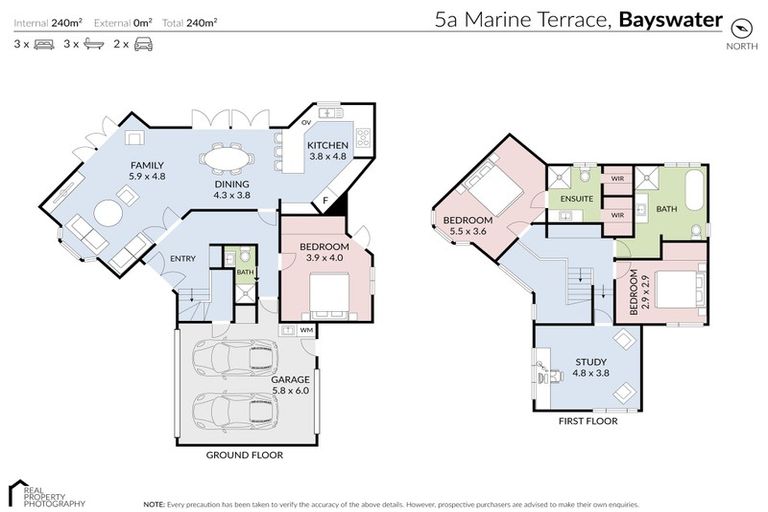 Photo of property in 5a Marine Terrace, Bayswater, Auckland, 0622