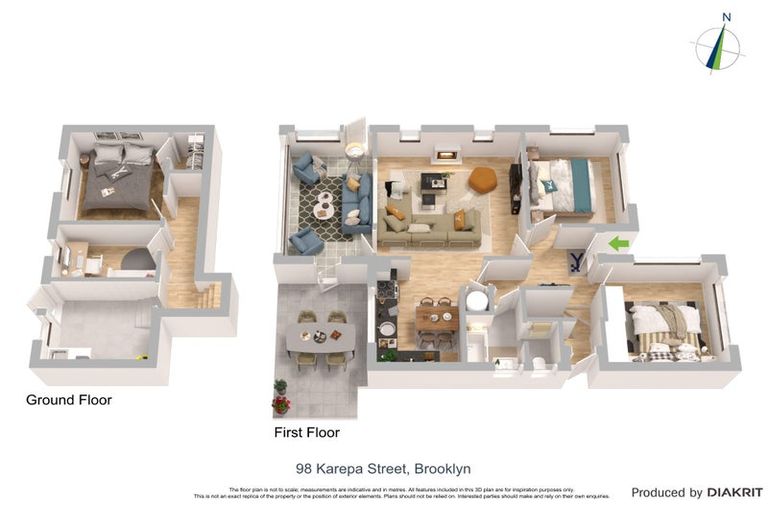 Photo of property in 98 Karepa Street, Brooklyn, Wellington, 6021