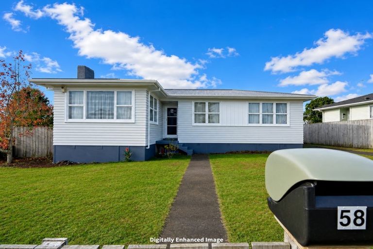 Photo of property in 58 Addington Avenue, Manurewa, Auckland, 2102