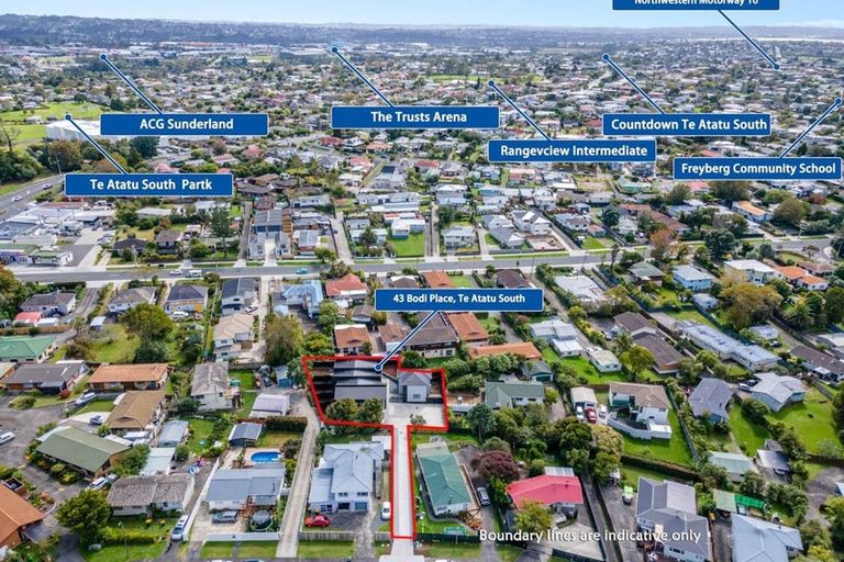 Photo of property in 43f Bodi Place, Te Atatu South, Auckland, 0610