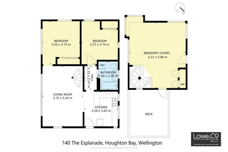 Photo of property in 140 The Esplanade, Houghton Bay, Wellington, 6023