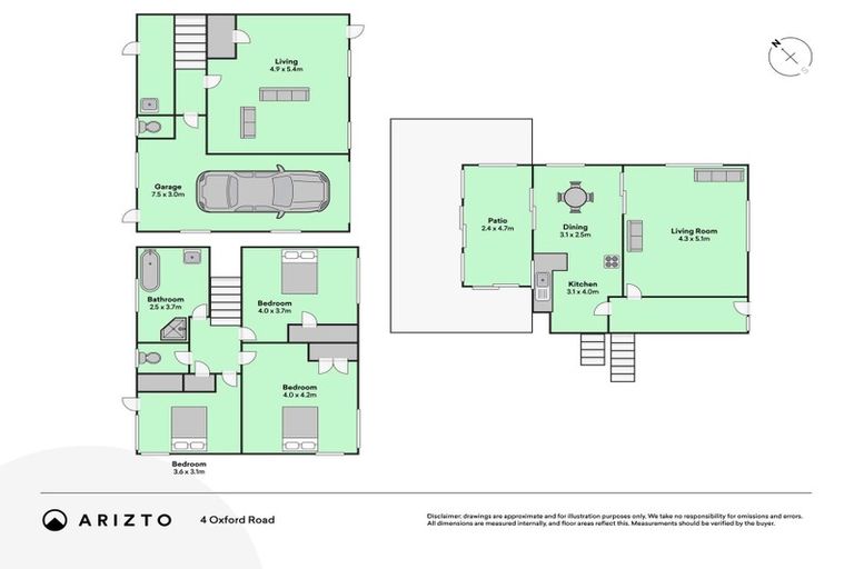 Photo of property in 4 Oxford Road, Springvale, Whanganui, 4501