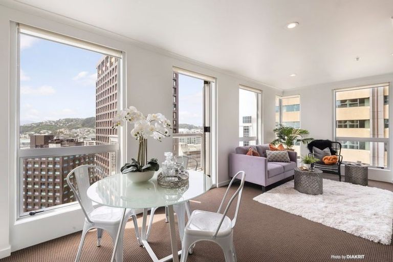 Photo of property in Terrace Heights Apartments, 12e/163 The Terrace, Wellington Central, Wellington, 6011