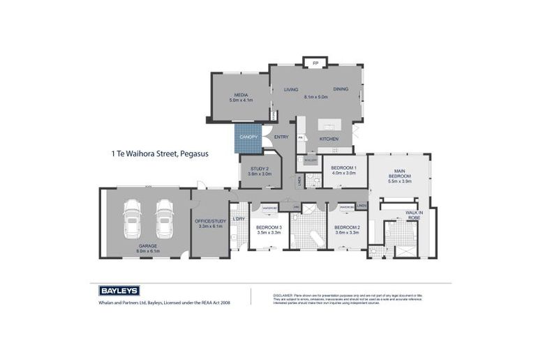 Photo of property in 1 Te Waihora Street, Pegasus, 7612