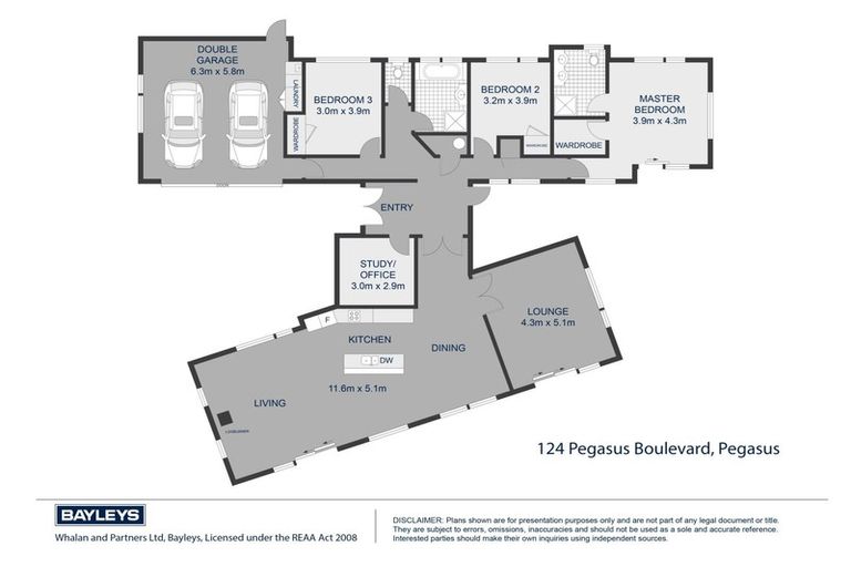 Photo of property in 124 Pegasus Boulevard, Pegasus, 7612