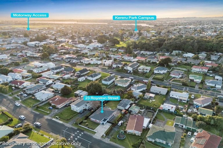 Photo of property in 23 Royston Street, Rosehill, Papakura, 2113