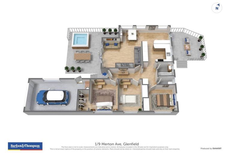 Photo of property in 1/9 Merton Avenue, Glenfield, Auckland, 0627