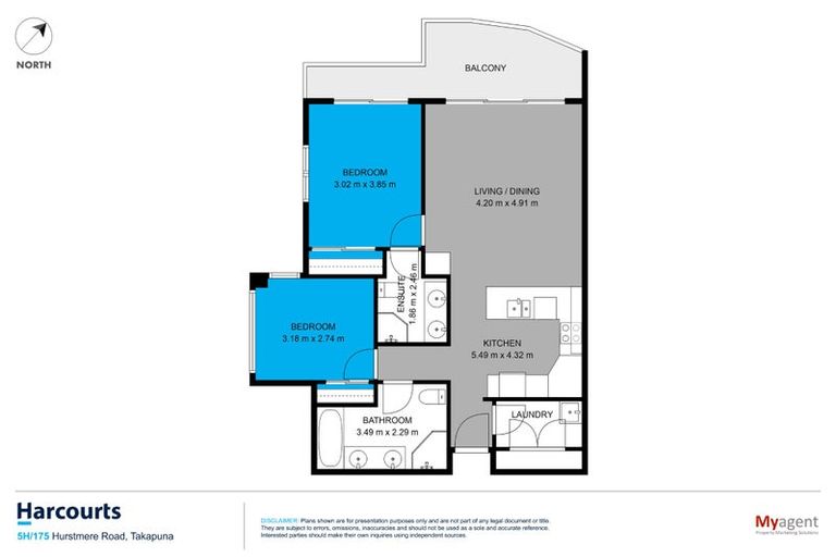 Photo of property in Mon Desir Apartments, 5/175h Hurstmere Road, Takapuna, Auckland, 0622