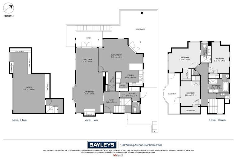 Photo of property in 15b Wilding Avenue, Northcote Point, Auckland, 0627