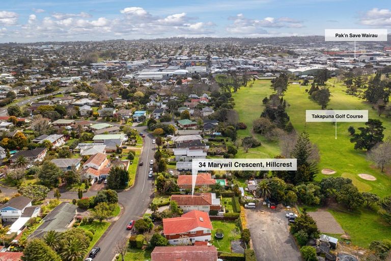 Photo of property in 34 Marywil Crescent, Hillcrest, Auckland, 0627