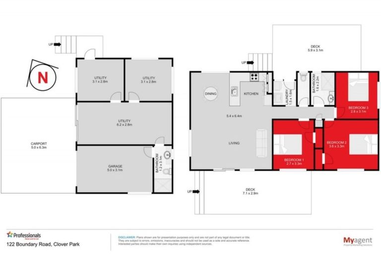 Photo of property in 122 Boundary Road, Clover Park, Auckland, 2019