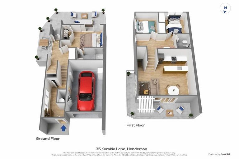 Photo of property in 35 Korokio Lane, Henderson, Auckland, 0612