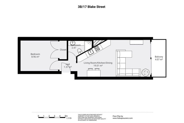 Photo of property in 3b/17 Blake Street, Ponsonby, Auckland, 1011