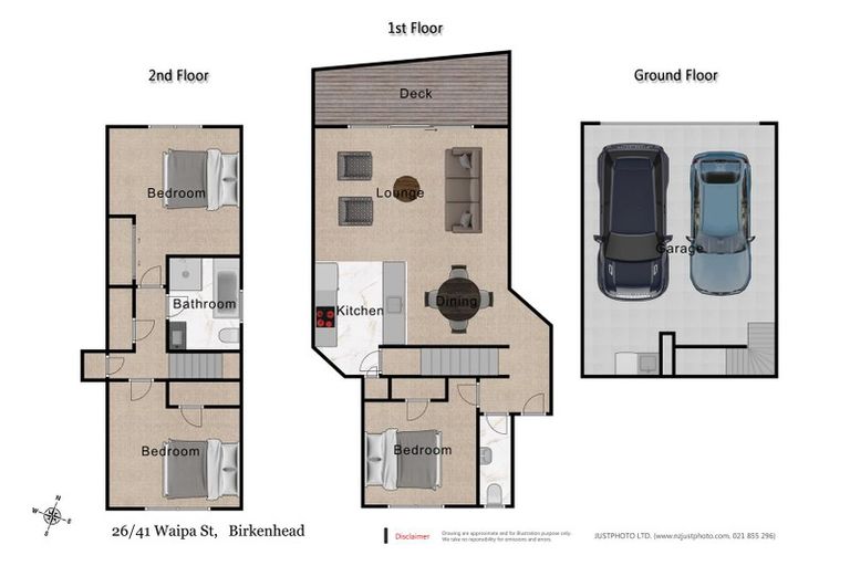 Photo of property in 26/41 Waipa Street, Birkenhead, Auckland, 0626