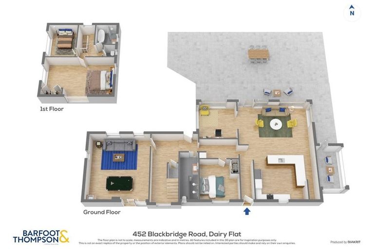 Photo of property in 452 Blackbridge Road, Dairy Flat, Albany, 0794