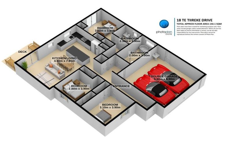 Photo of property in 18 Te Tiireke Drive, Glenview, Hamilton, 3206