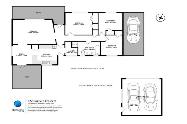 Photo of property in 8 Springfield Crescent, Enderley, Hamilton, 3214