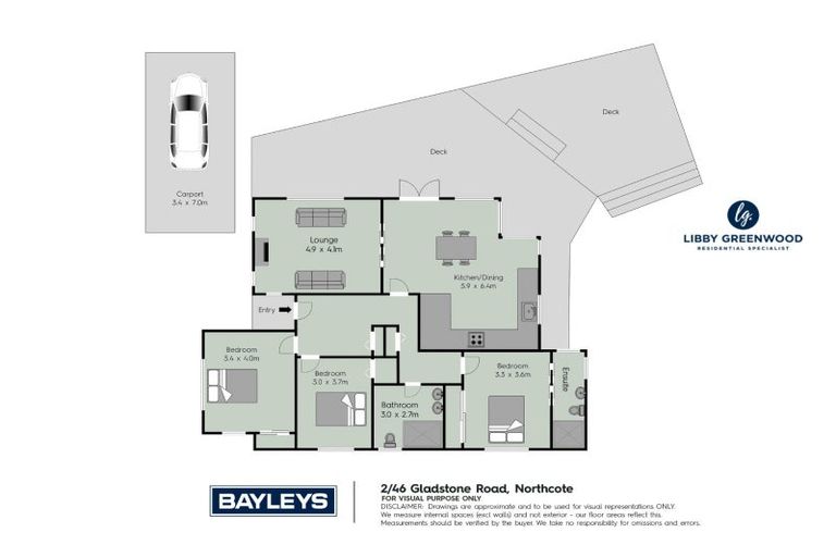 Photo of property in 2/46 Gladstone Road, Northcote, Auckland, 0627