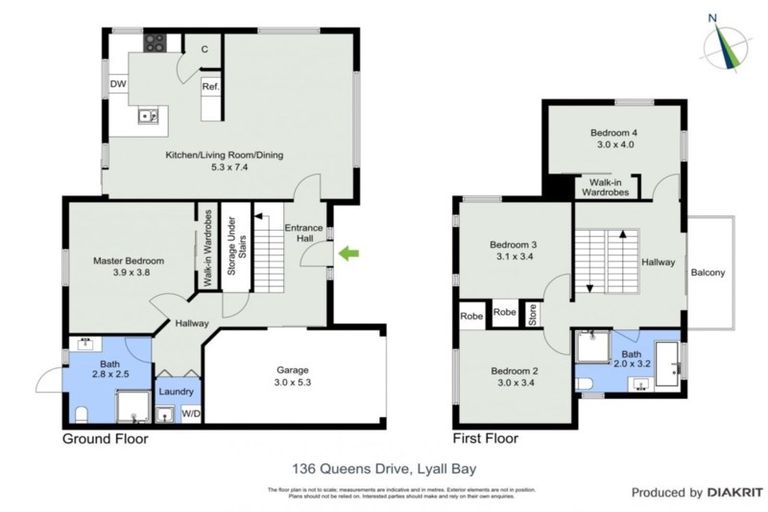 Photo of property in 136 Queens Drive, Lyall Bay, Wellington, 6022