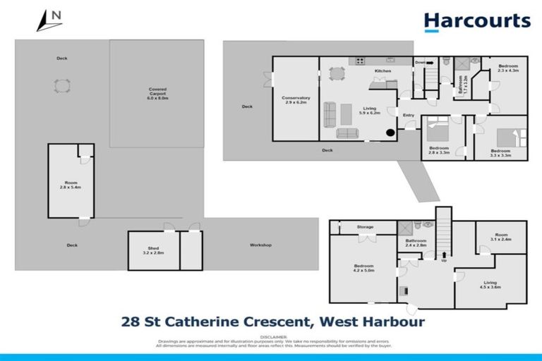 Photo of property in 28 St Catherine Crescent, West Harbour, Auckland, 0618