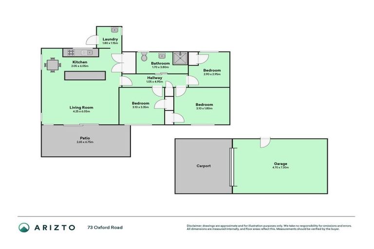 Photo of property in 73 Oxford Road, Springvale, Whanganui, 4501