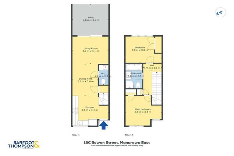 Photo of property in 12c Bowen Street, Manurewa East, Auckland, 2102