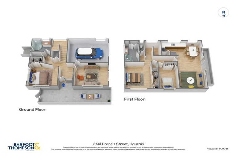 Photo of property in 3/41 Francis Street, Hauraki, Auckland, 0622