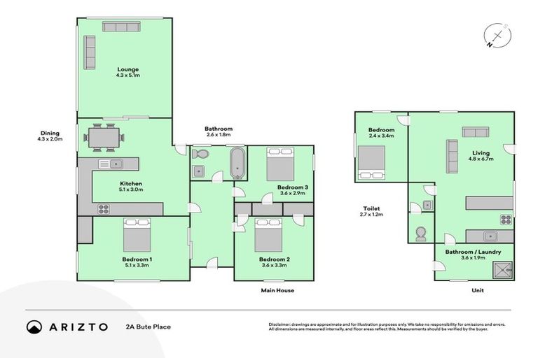 Photo of property in 2a Bute Place, Aramoho, Whanganui, 4500