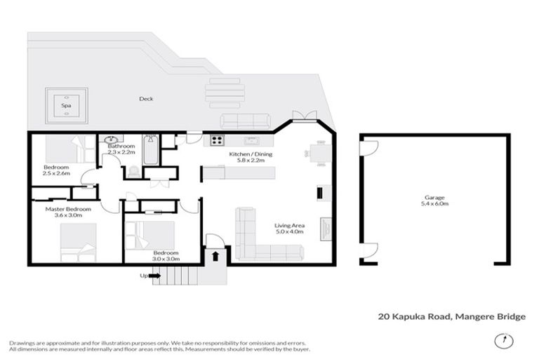 Photo of property in 20 Kapuka Road, Mangere Bridge, Auckland, 2022