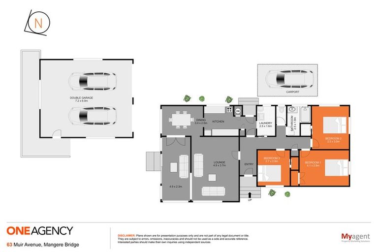 Photo of property in 63 Muir Avenue, Mangere Bridge, Auckland, 2022