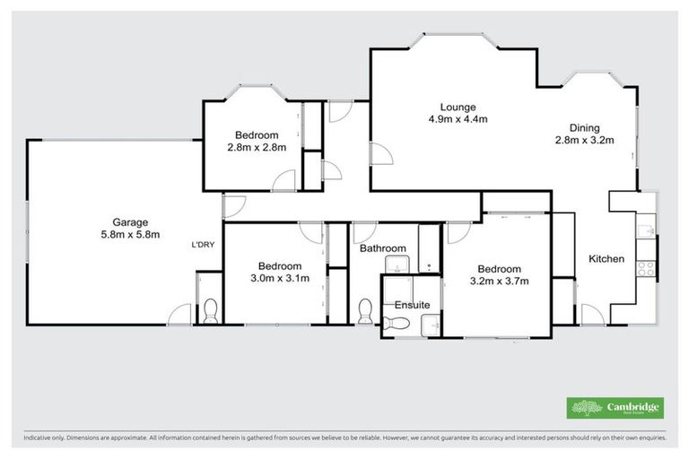 Photo of property in 4 Knox Place, Leamington, Cambridge, 3432