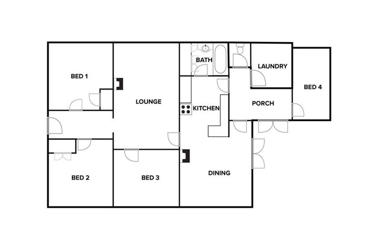 Photo of property in 6 George Street, Ohingaiti, Hunterville, 4785