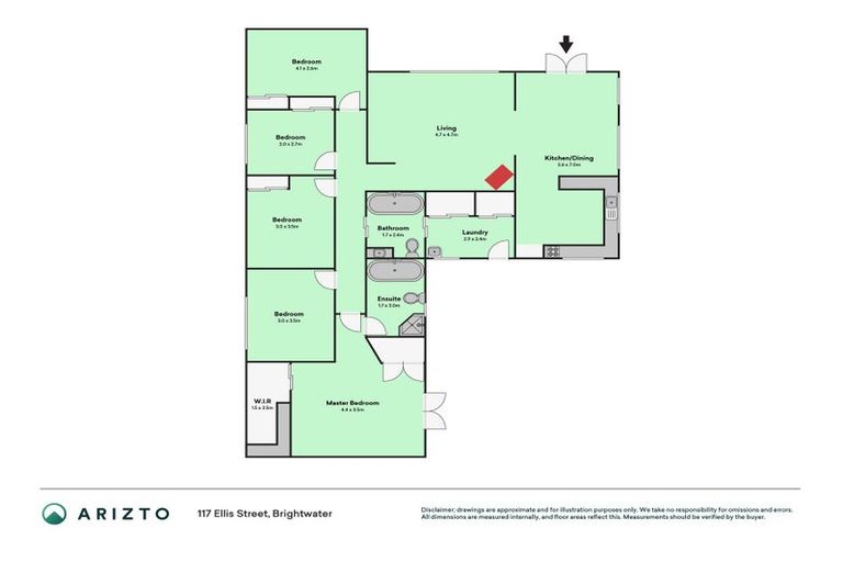 Photo of property in 117 Ellis Street, Brightwater, 7022