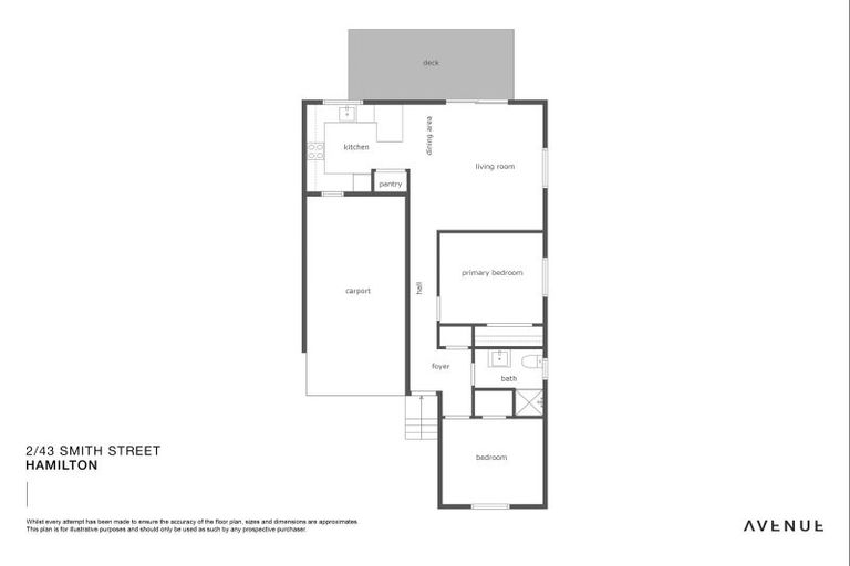 Photo of property in 2/43 Smith Street, Frankton, Hamilton, 3204