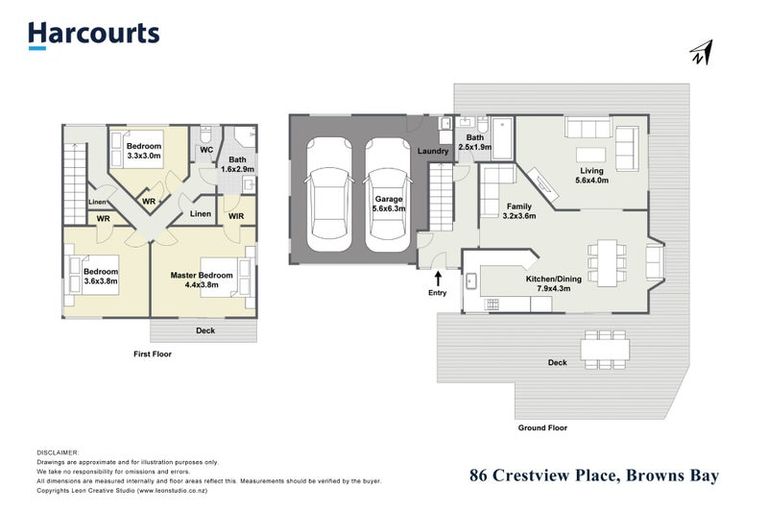 Photo of property in 86 Crestview Place, Browns Bay, Auckland, 0630