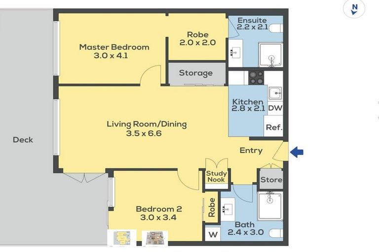 Photo of property in Norfolk Apartments, 105/19 Bute Road, Browns Bay, Auckland, 0630