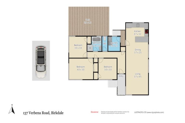 Photo of property in 137 Verbena Road, Birkdale, Auckland, 0626