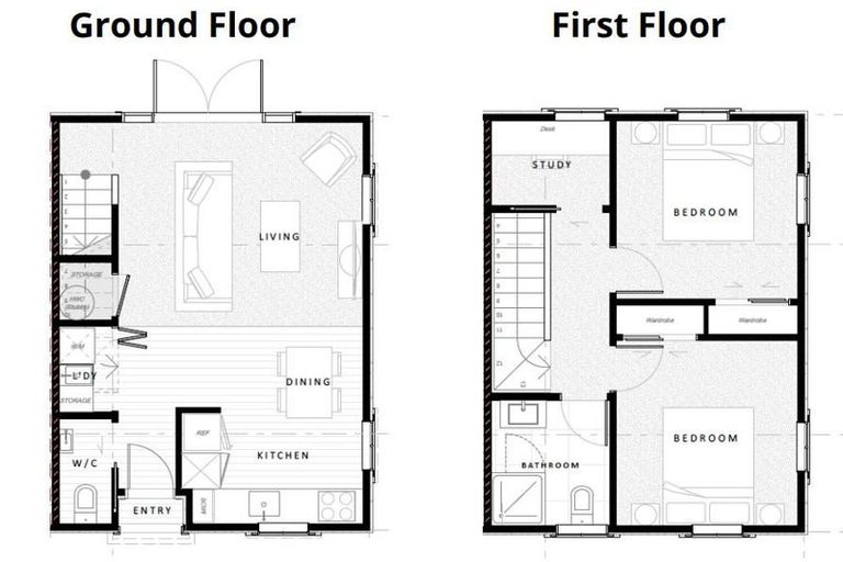 Photo of property in 2/119 Hastings Street East, Sydenham, Christchurch, 8023