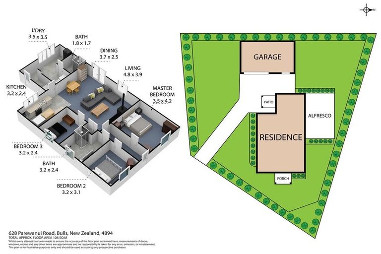 Photo of property in 628 Parewanui Road, Bulls, 4894