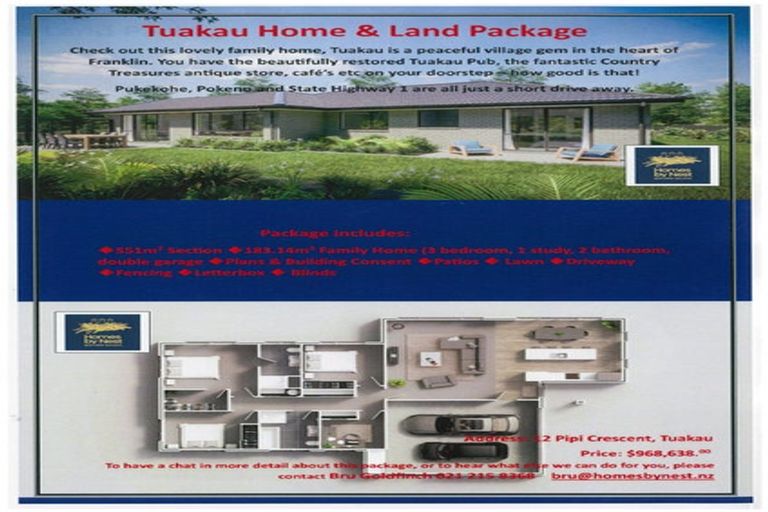 Photo of property in 12 Pipi Crescent, Tuakau, 2121