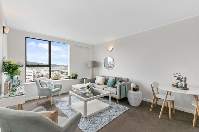 Photo of property in Hobson Court Flats, 62/70 Hobson Street, Thorndon, Wellington, 6011