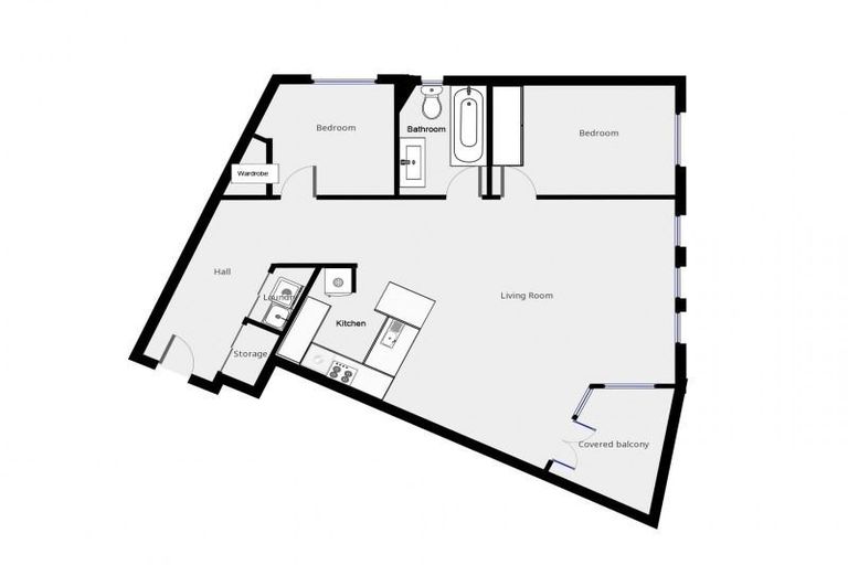 Photo of property in Dominion Apartments, 11/80 Victoria Street, Wellington Central, Wellington, 6011