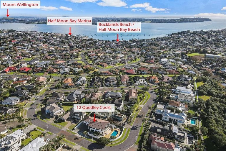 Photo of property in 12 Quedley Court, Eastern Beach, Auckland, 2012
