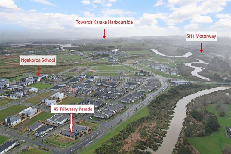 Photo of property in 45 Tributary Parade, Karaka, Papakura, 2113