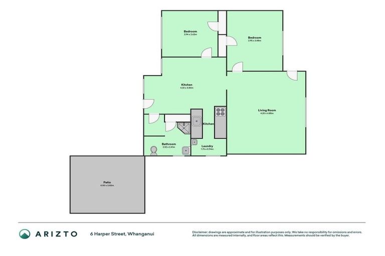 Photo of property in 6 Harper Street, Gonville, Whanganui, 4501