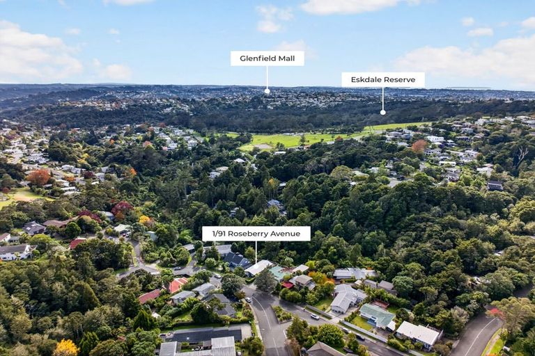 Photo of property in 1/91a Roseberry Avenue, Birkenhead, Auckland, 0626