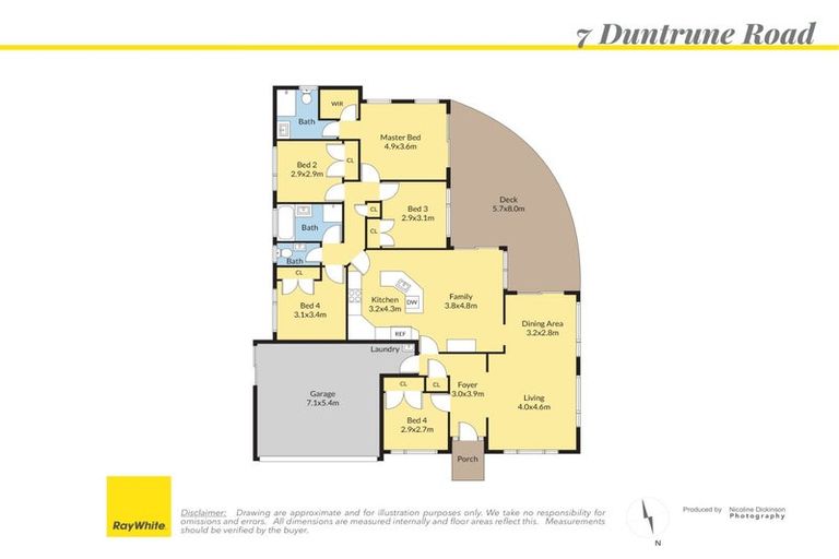 Photo of property in 7 Duntrune Road, Flat Bush, Auckland, 2016