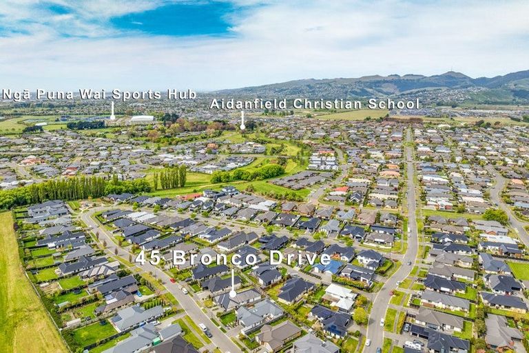 Photo of property in 45 Bronco Drive, Aidanfield, Christchurch, 8025