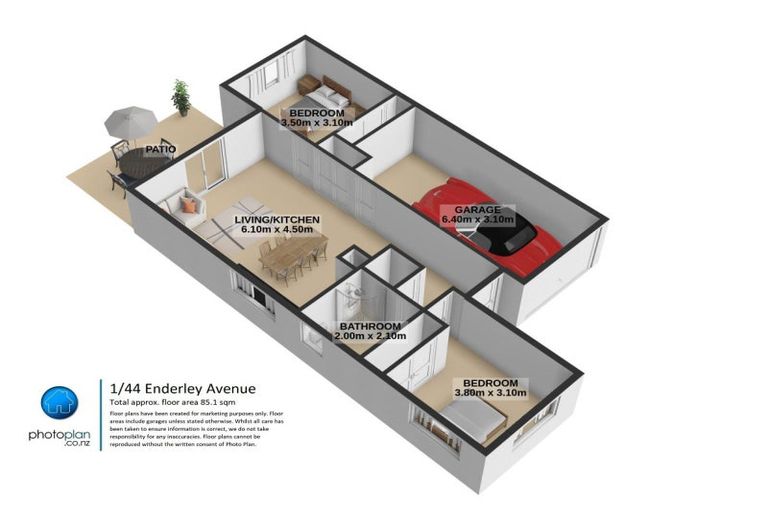 Photo of property in 1/44 Enderley Avenue, Hamilton, 3214