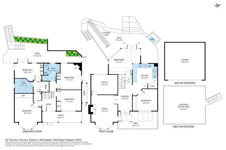 Photo of property in 16 Talavera Terrace, Kelburn, Wellington, 6012